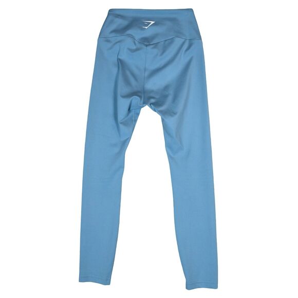 Gymshark Blue 7/8 Leggings Size S High Rise Athleisure Activewear  Gym - Picture 3 of 7